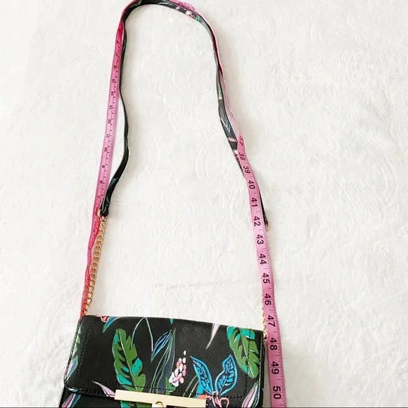 Floral Print Chain Strap Purse - Picture 7 of 11
